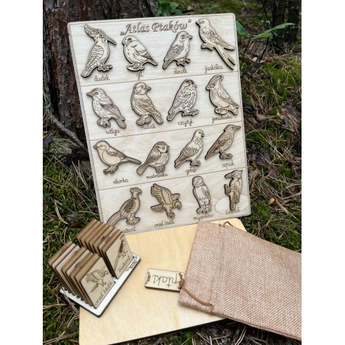 Drewniana układanka 